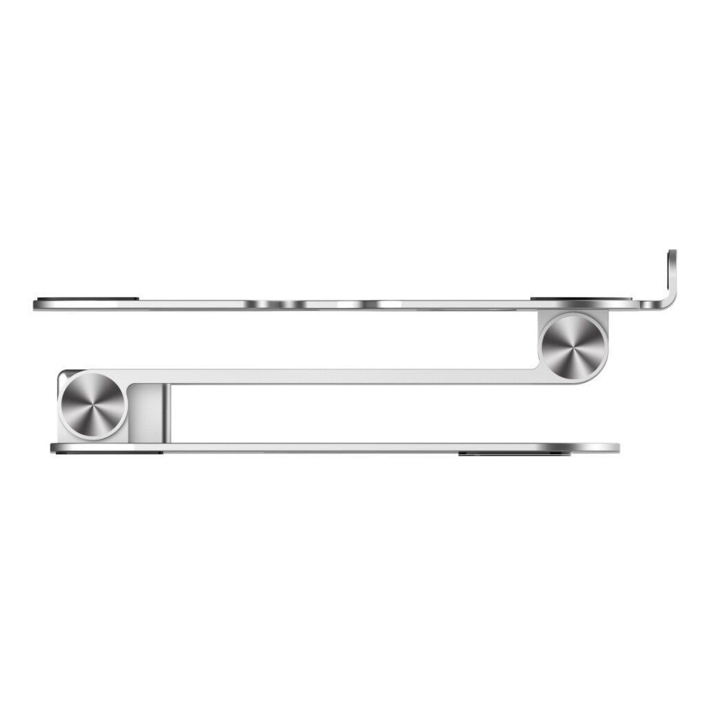 Rapoo Ucs-5001 Laptop Standaard + 5In1 Usb-C Multiport Hub Aluminium/Zilver