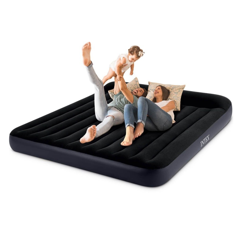 Intex 64144 Pillow Rest 2-Persoons Luchtbed 183X203X25 Cm Zwart