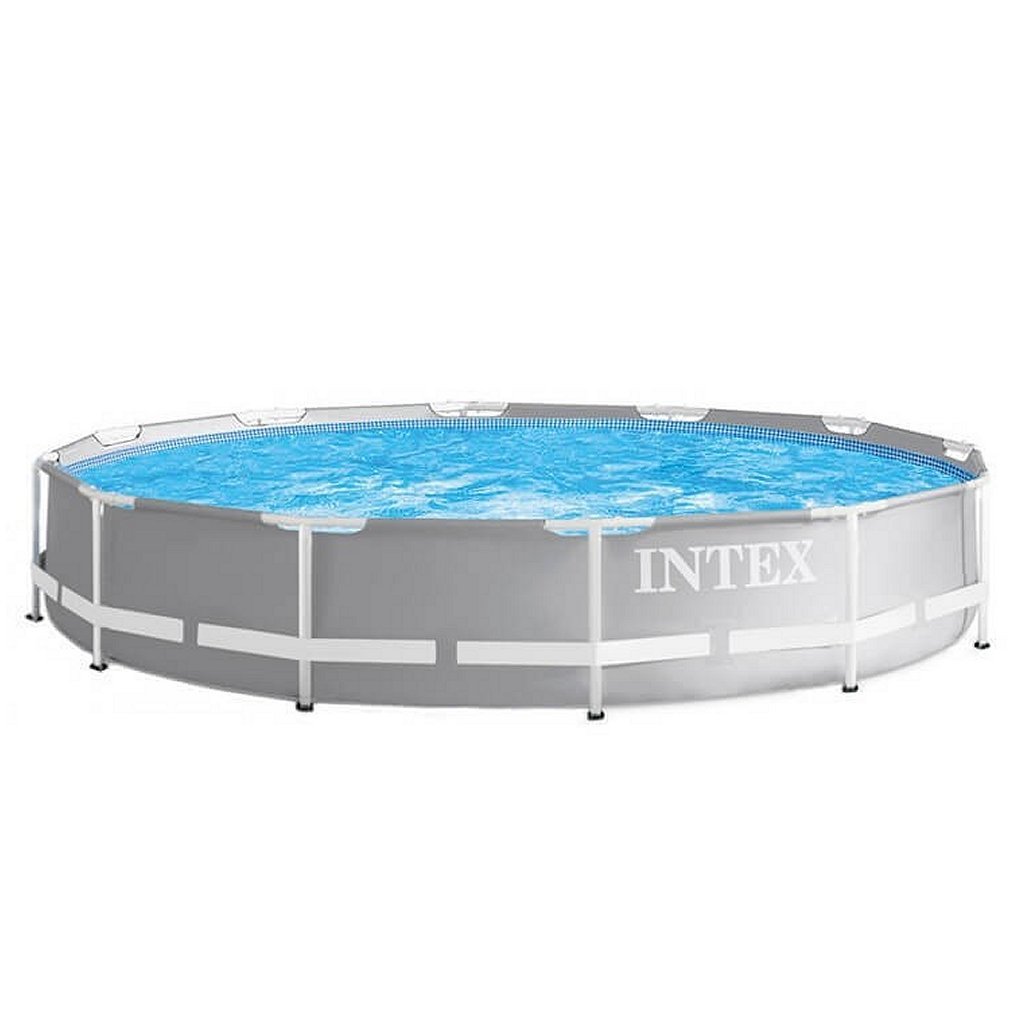 Intex 26710Np Prism Frame Zwembad 366X76 Cm Grijs