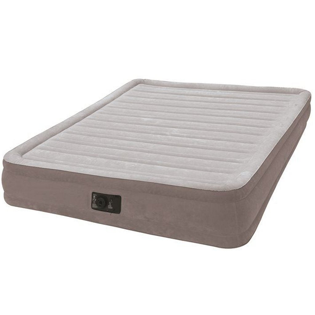 Intex 67768Np Comfort Plush Luchtbed 191X137X33 Cm Grijs