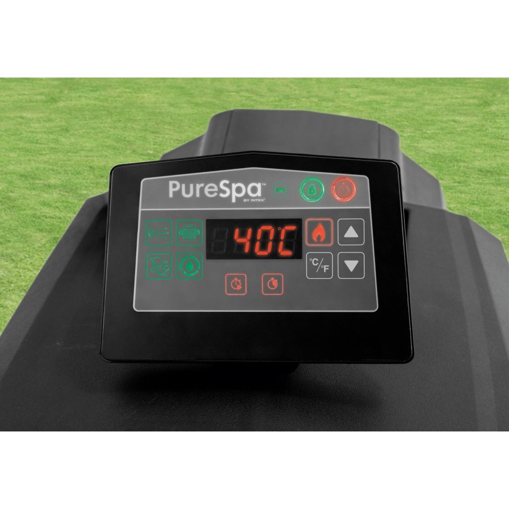 Intex 28462Nl Purespa Jet & Bubble Deluxe Jacuzzi 6-Persoons Set Met Zoutwatersysteem 218/168X71Cm