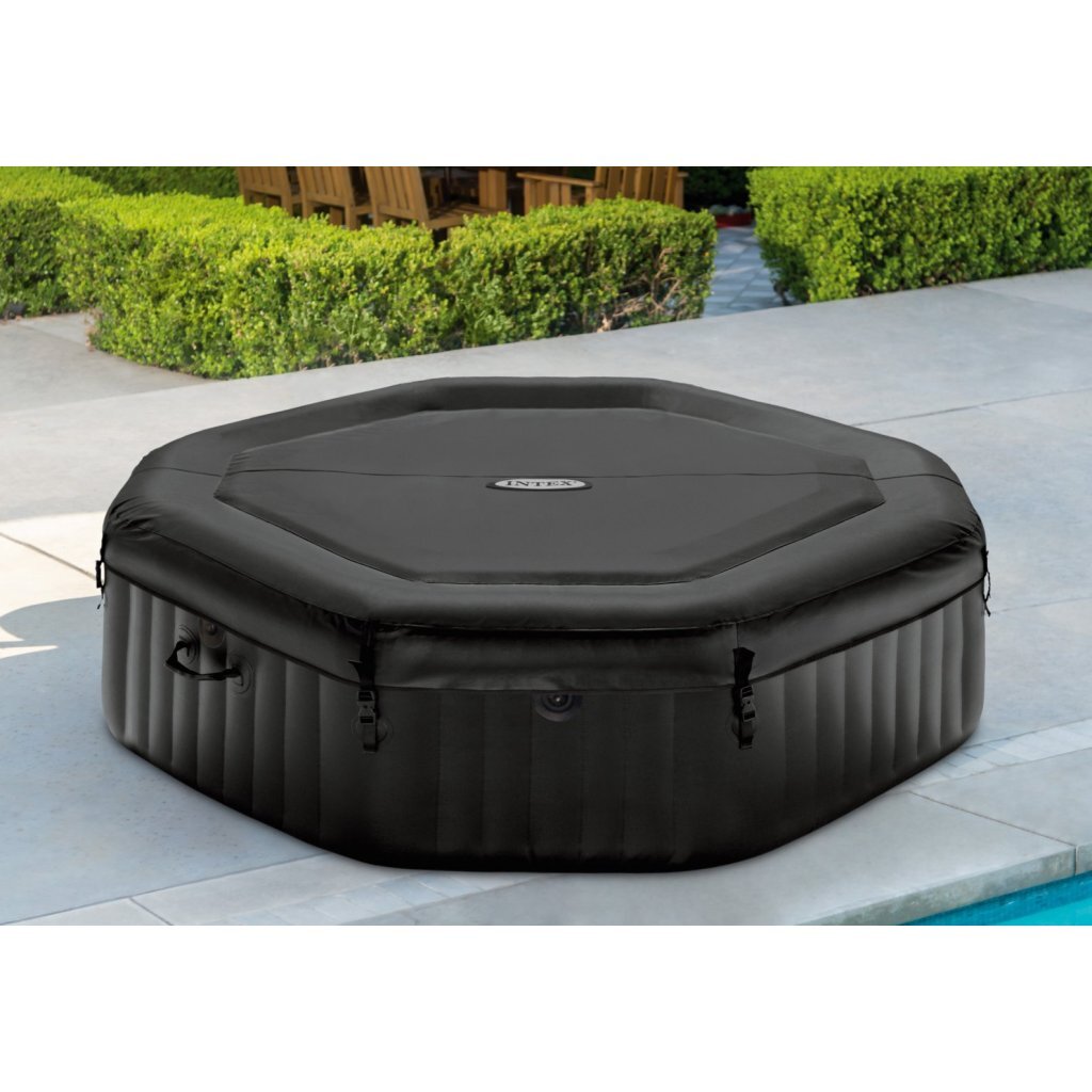 Intex 28462Nl Purespa Jet & Bubble Deluxe Jacuzzi 6-Persoons Set Met Zoutwatersysteem 218/168X71Cm
