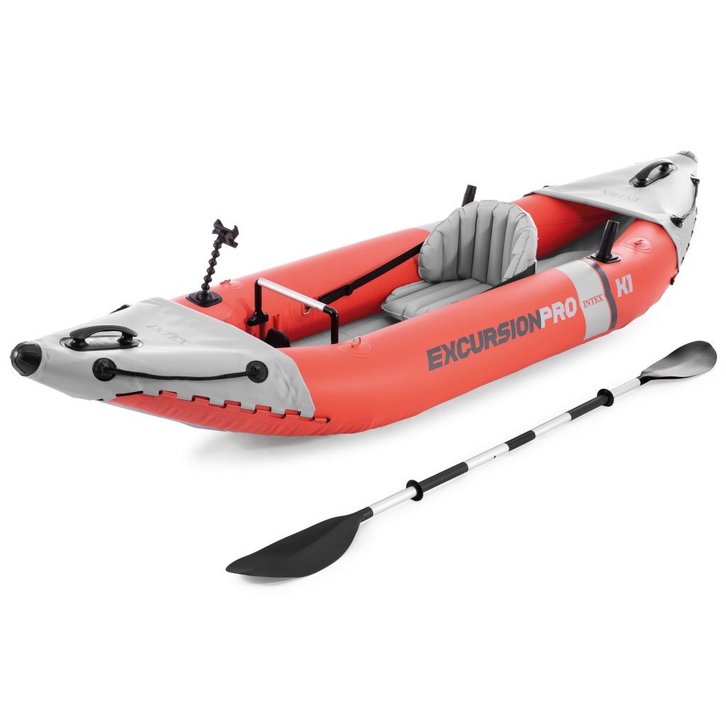 Intex 68303Np Excursion Pro K1 Viskajak 305X71X46 Cm Rood/Grijs