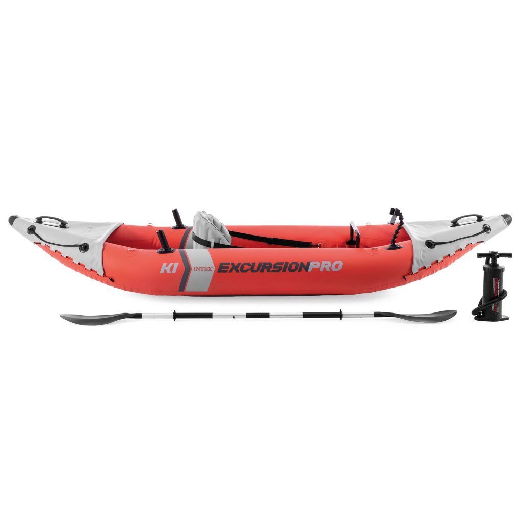 Intex 68303Np Excursion Pro K1 Viskajak 305X71X46 Cm Rood/Grijs