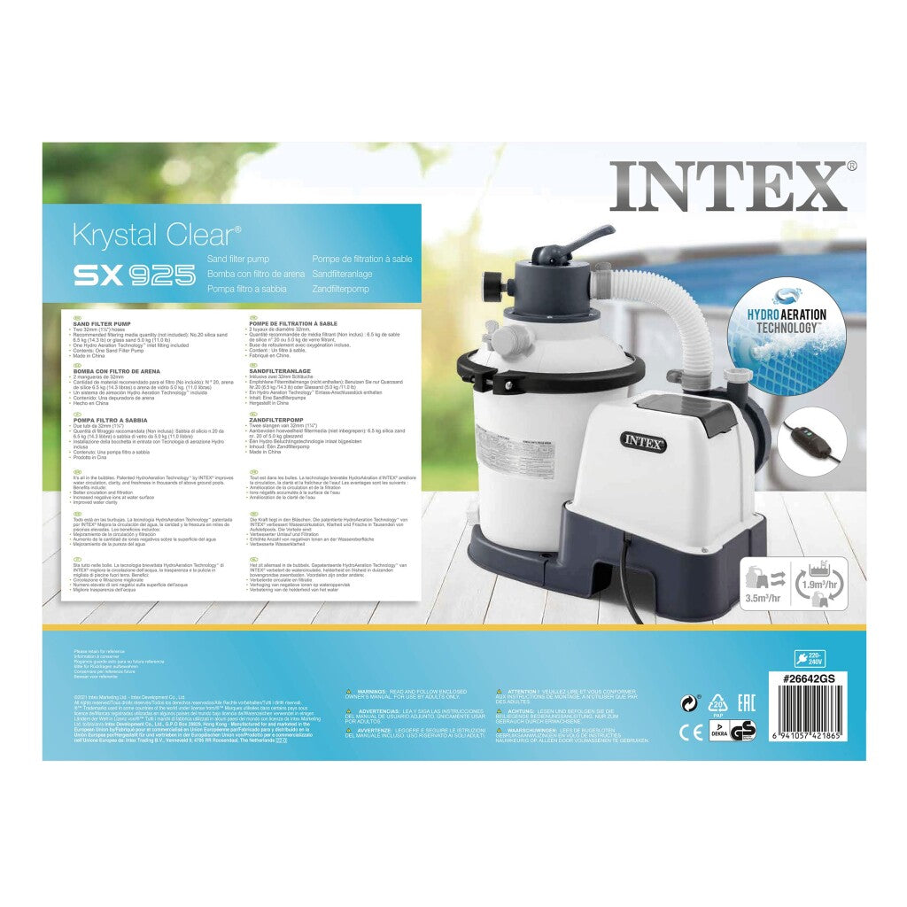Intex 26642Gs Krystal Zandfilter Pomp