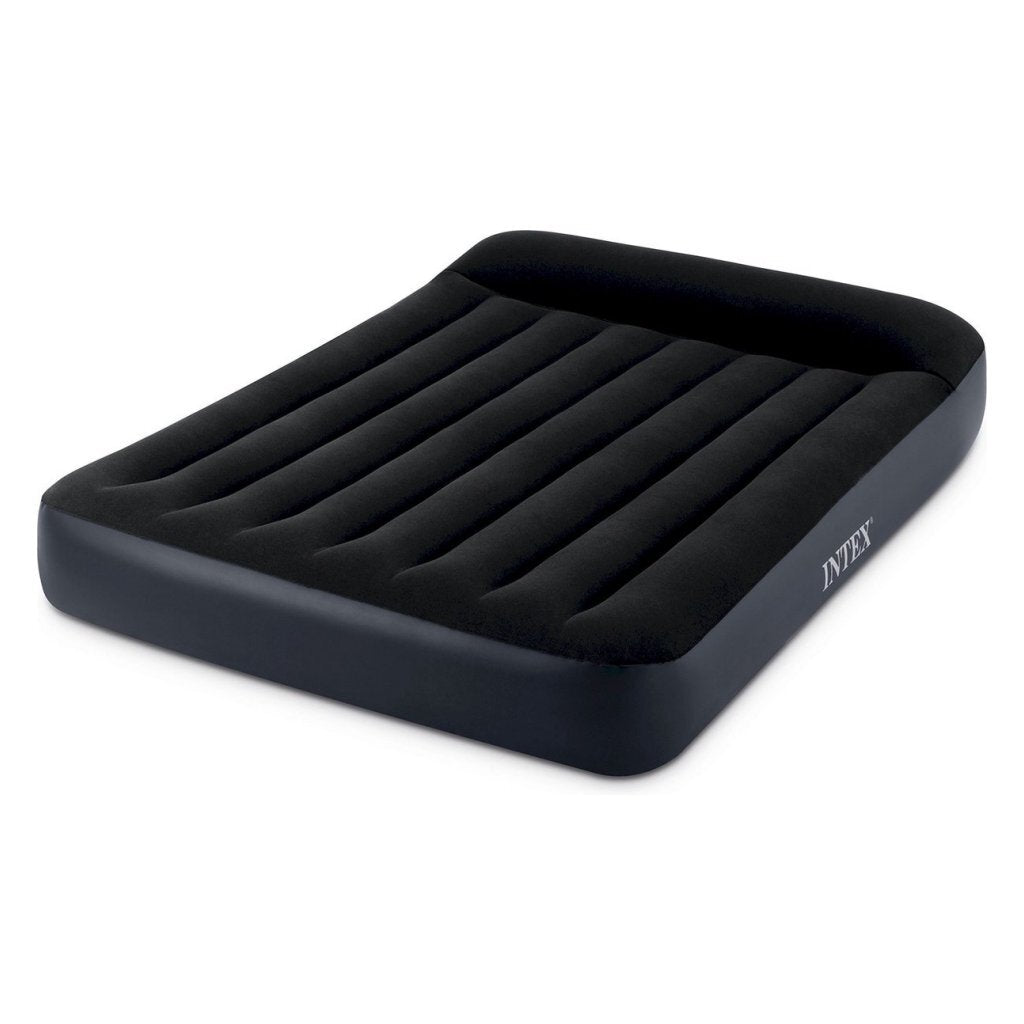 Intex 64148Nd Pillow Rest Classic 2-Persoons Luchtbed 137X191X25 Cm + Ingebouwde Pomp Zwart