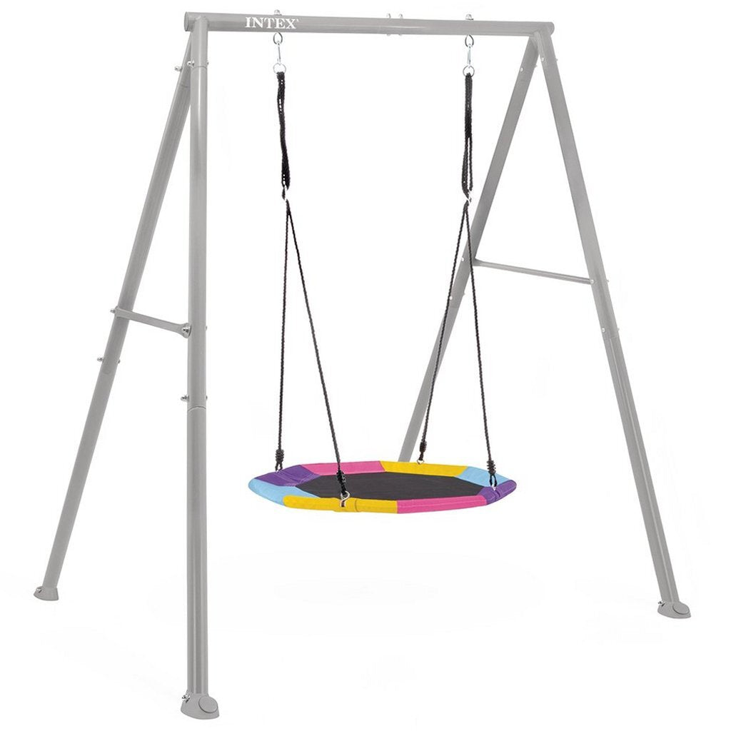 Intex 44112 Saucer Swing Schommel 200X235X201 Cm Grijs
