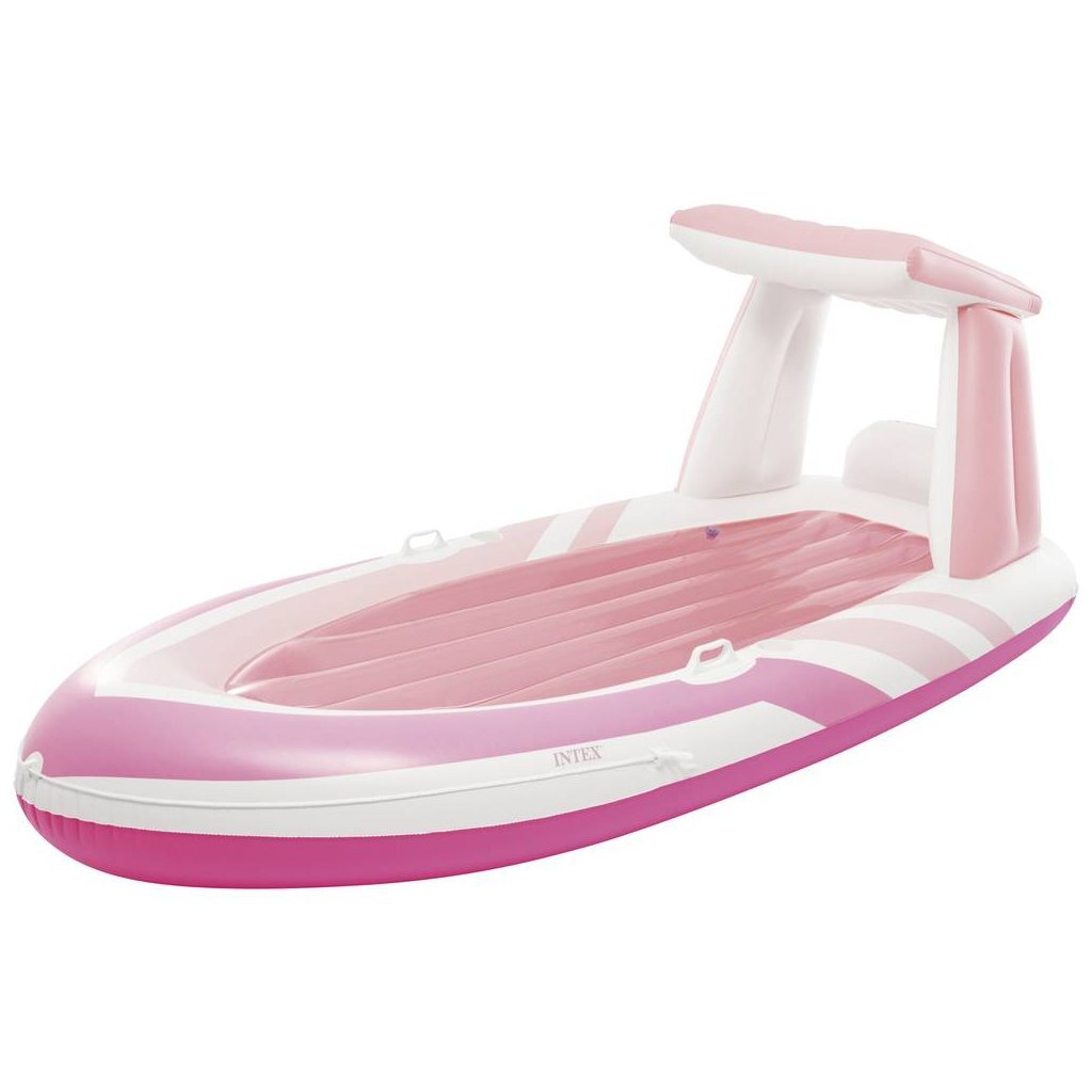 Intex 57804Eu Paradise Boat Float 224X119X97 Cm Roze/Wit