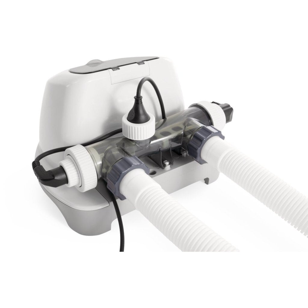Intex 26688Gs Qs700 Plus Krystal Clear Zoutwatersysteem 12 Volt Wit/Grijs