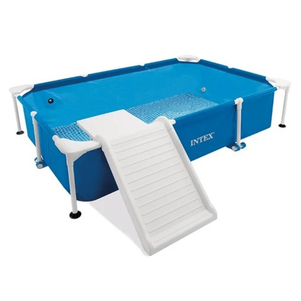 Intex 48404Gn Frame Hondenzwembad 229X152 Cm Blauw/Wit