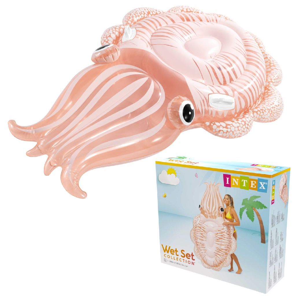 Intex Wet Set Collection Inktvis Luchtbed 117X191X30 Cm