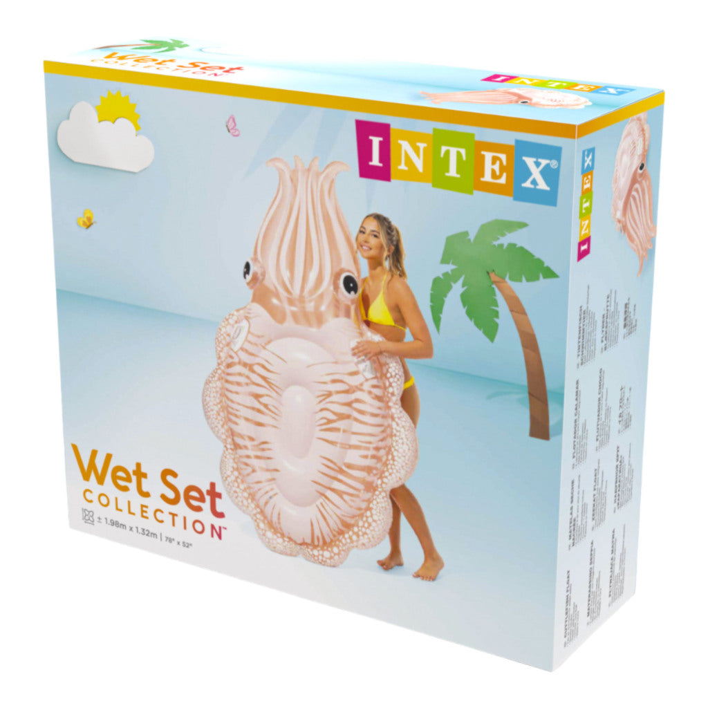 Intex Wet Set Collection Inktvis Luchtbed 117X191X30 Cm