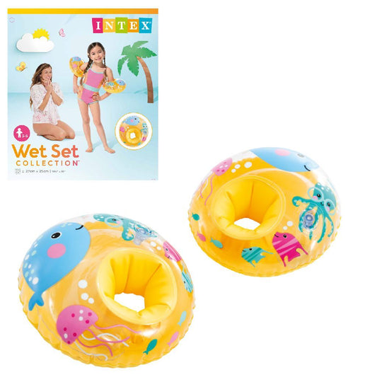 Intex Wet Set Collection Little Sea Pals Zwemmouwtjes 3-6 Jaar Geel