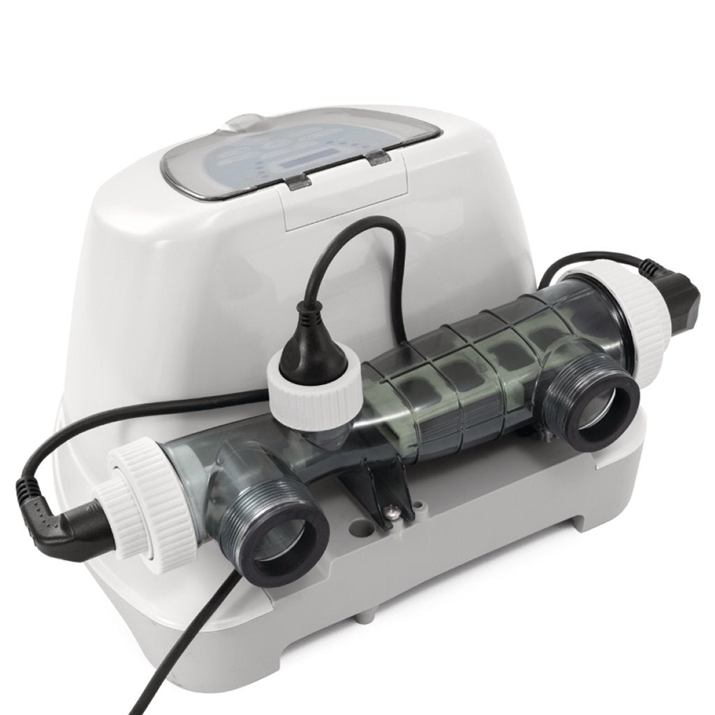 Intex 26690Gs Qs1600 Plus Zoutwatersysteem 12V Wit/Grijs