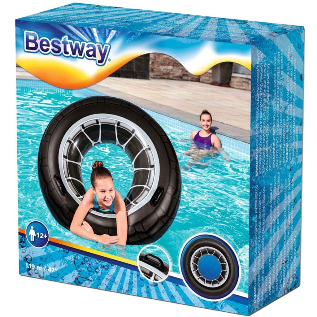Bestway Zwemband Autoband 119 Cm Zwart