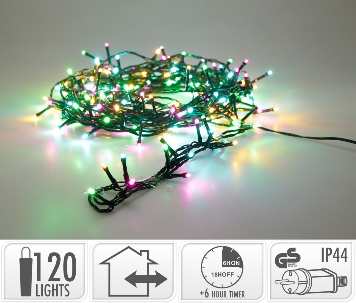 Led Verlichting 120 Led - 9 Meter - Kerst - Festival