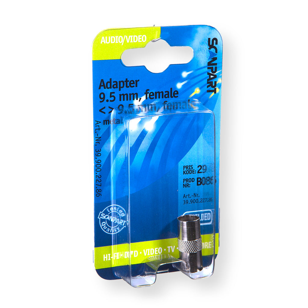 Scanpart Ant.adapter 9.5(F)-9.5(F) Metaal