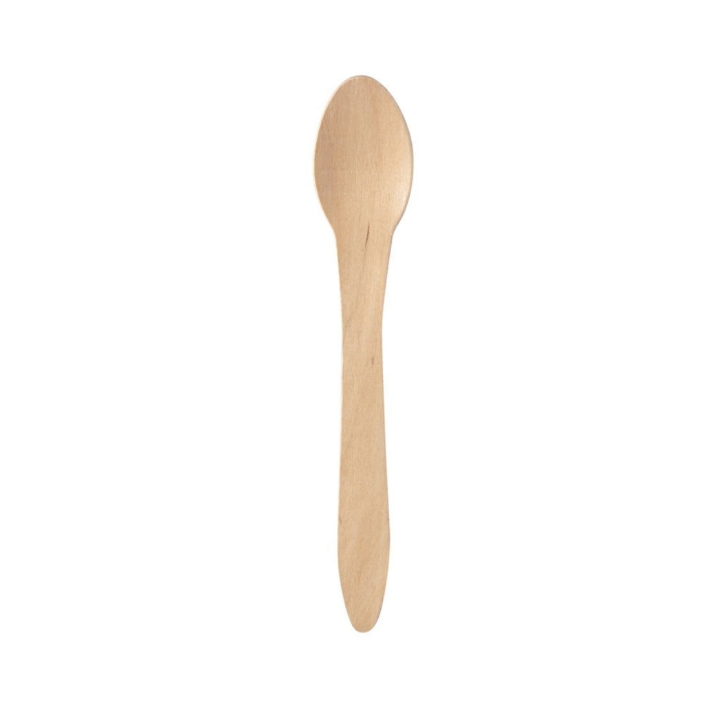 Duni Berkenhouten Lepels 18 Cm 10 Stuks