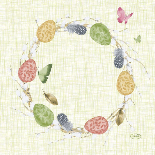 Duni 3-Laags Papieren Servetten Joyful Spring 33X33 Cm 20 Stuks