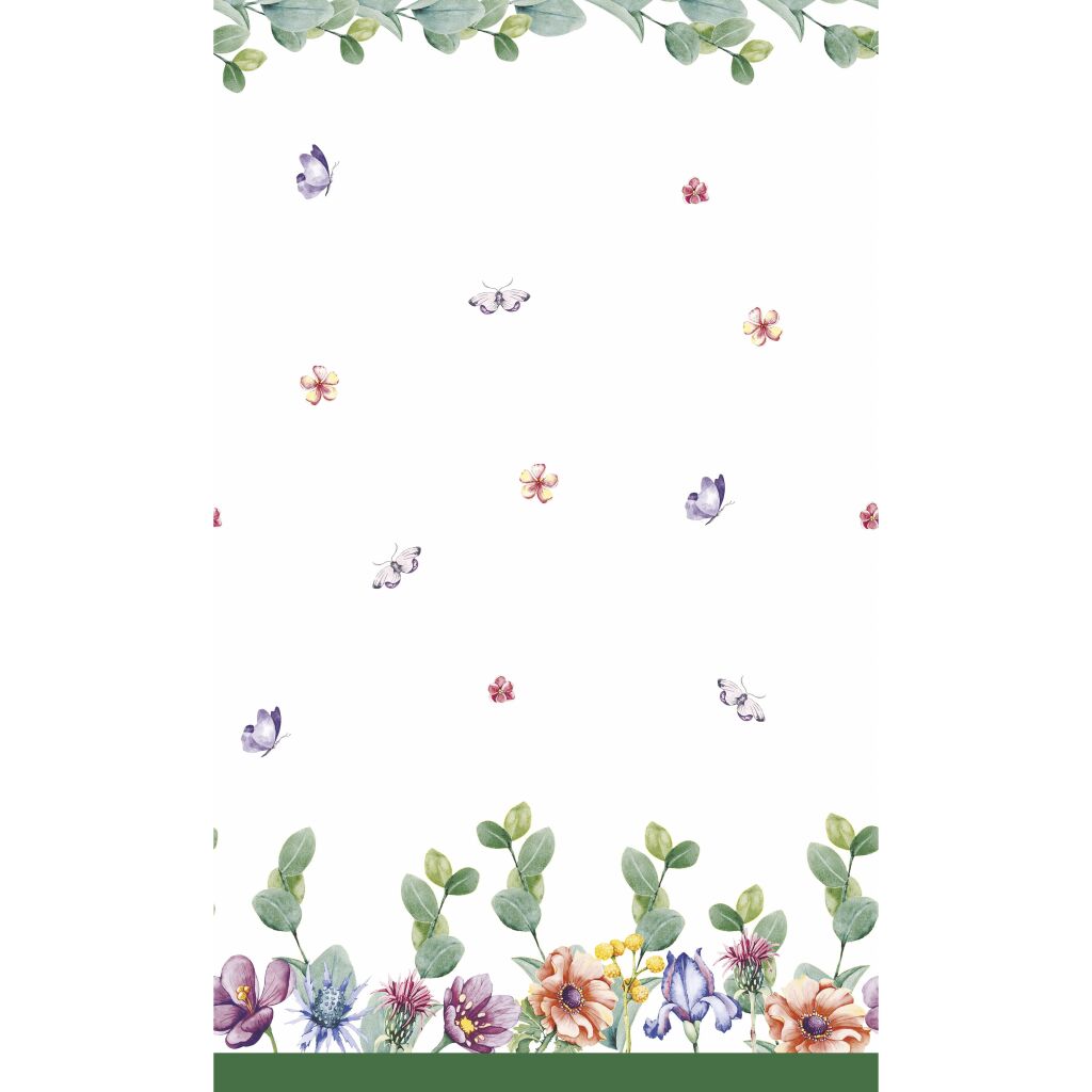 Duni Bio Dunicel Tafellaken Breezy Butterflies 138X220 Cm