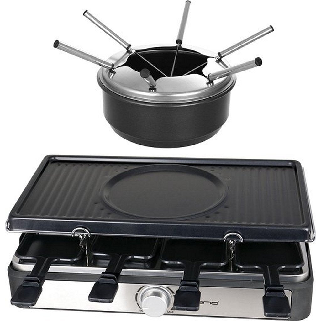 Emerio Rg-124930 Gourmet En Fondue Set Zwart/Rvs
