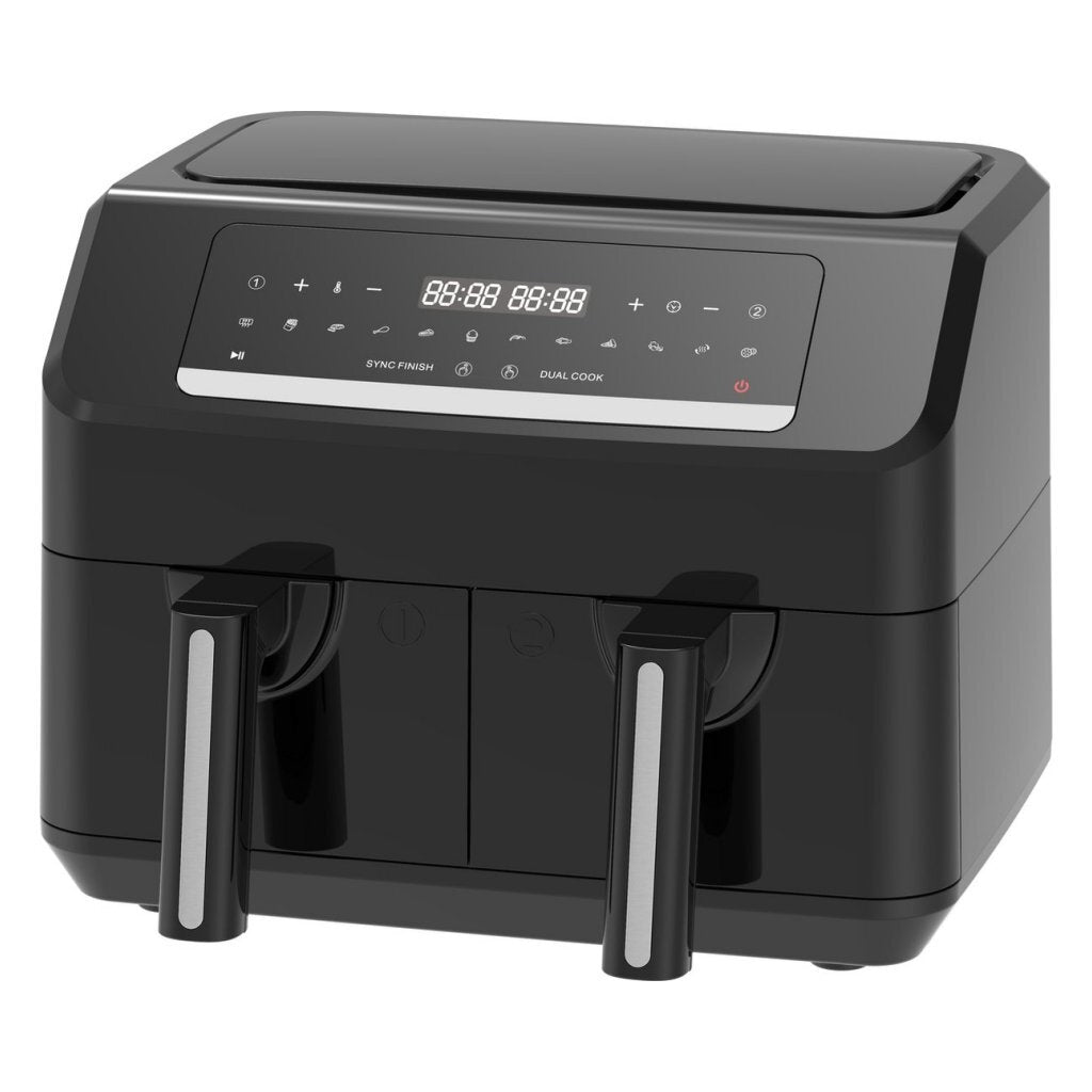 Emerio Af-130376.1 Dubbele Heteluchtfriteuse 2X3.6L 2400W Zwart