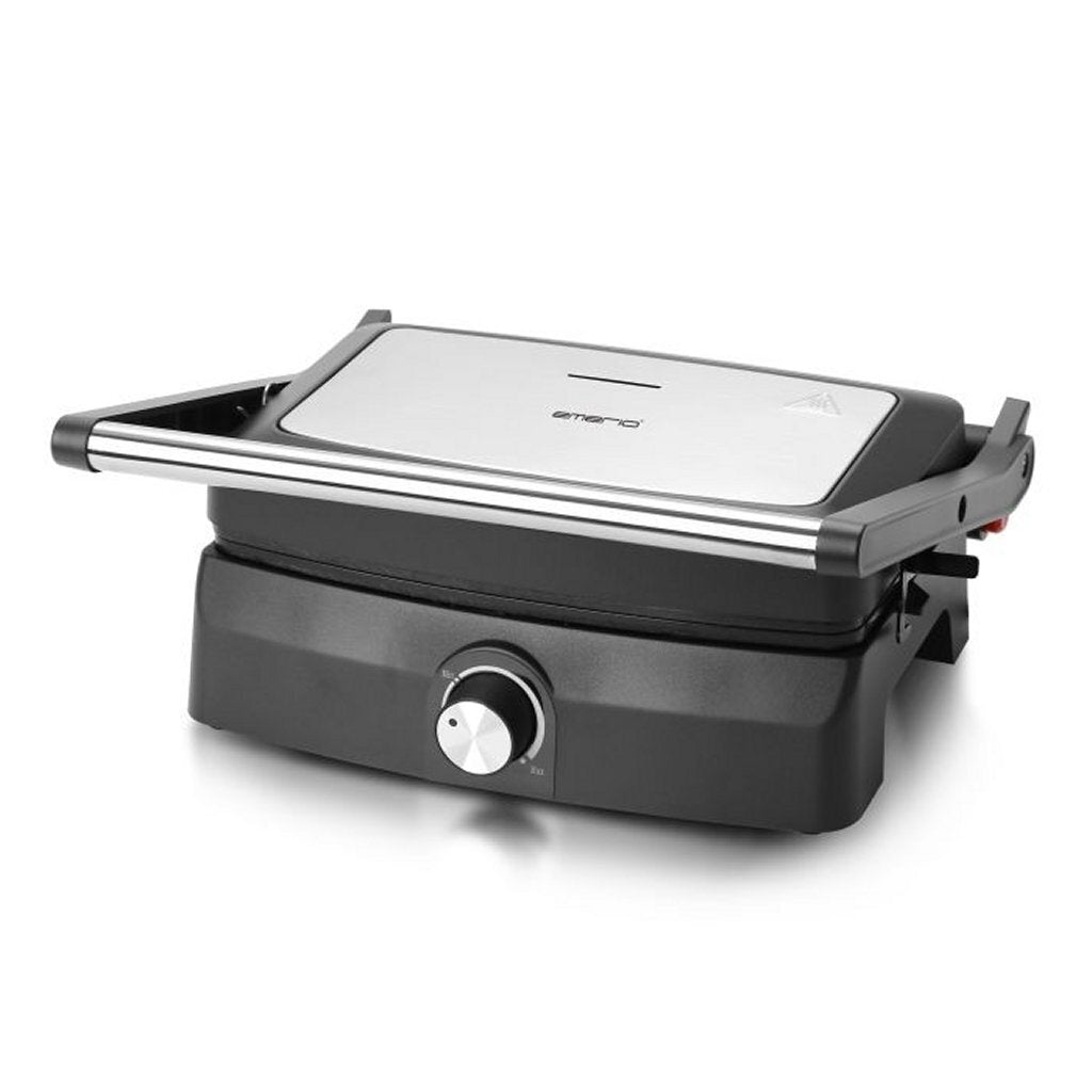 Emerio Cg-130861 Contact Grill Zwart/Rvs