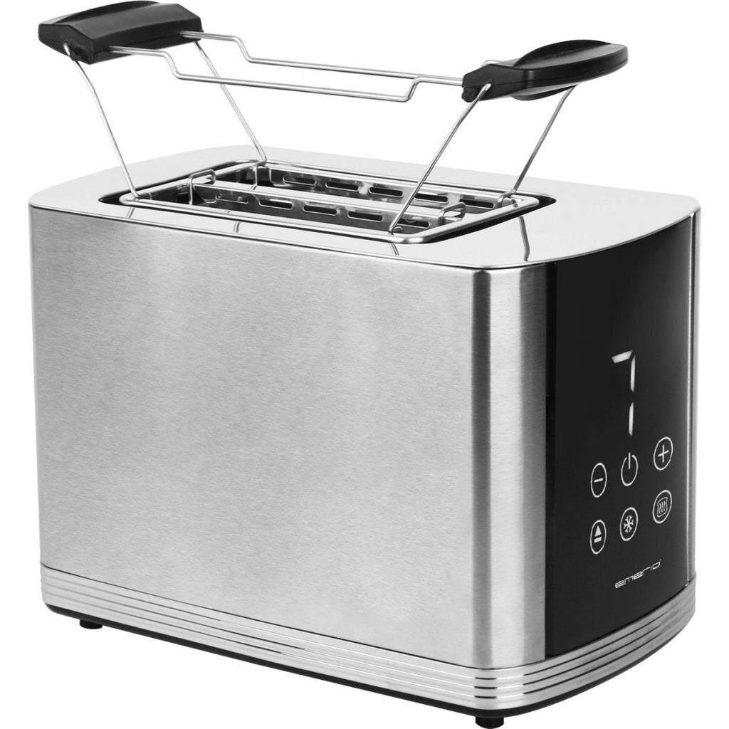 Emerio To-128308 Broodrooster Zwart/Rvs