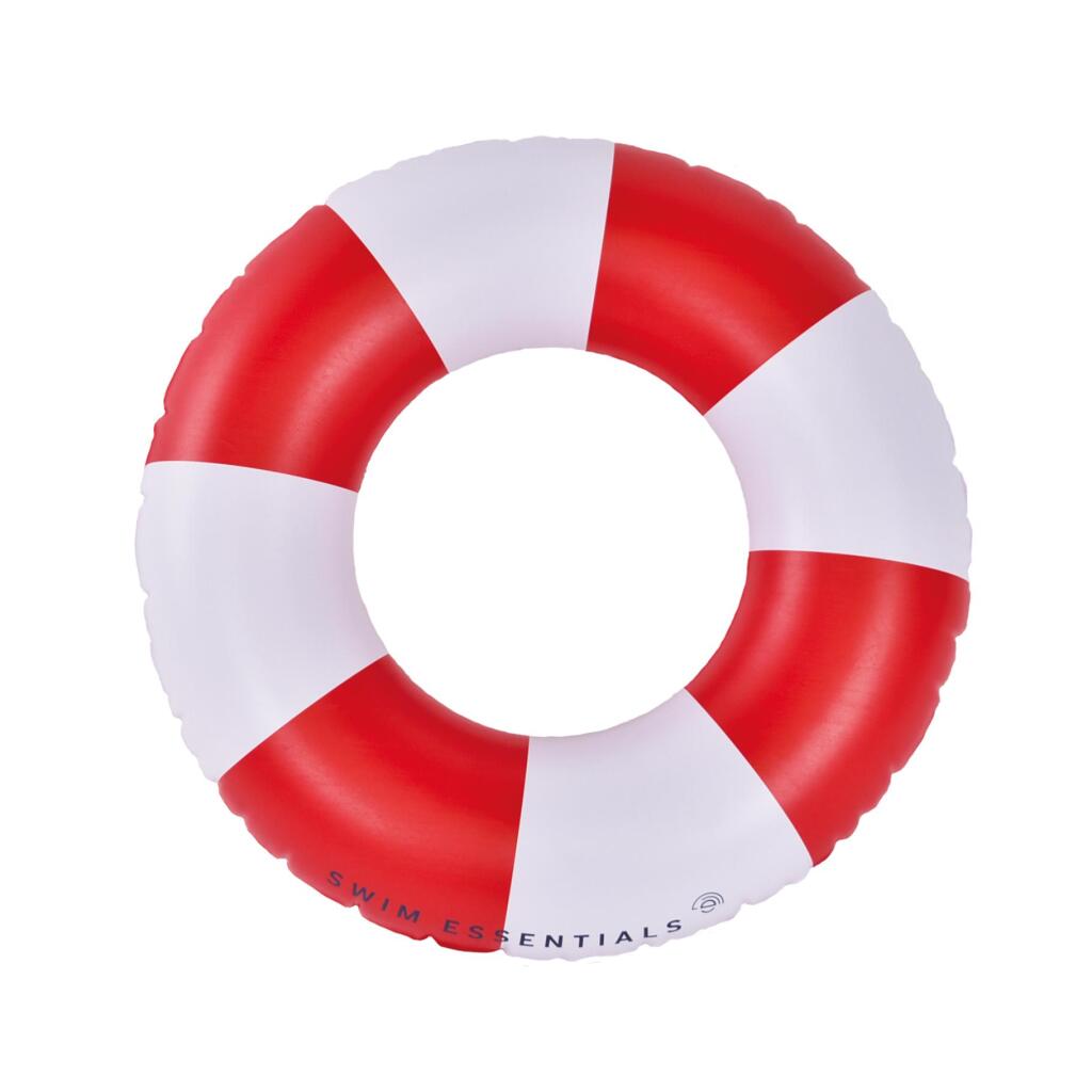 Overige Merken Swim Essentials Zwemring Ocean Stripes 55 Cm Rood/Wit