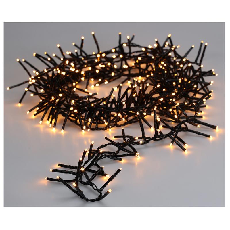 Maxi Cluster Kerstverlichting - 800 Led - 12M - Extra Warm Wit - Timer - Lichtfuncties - Geheugen - Buiten