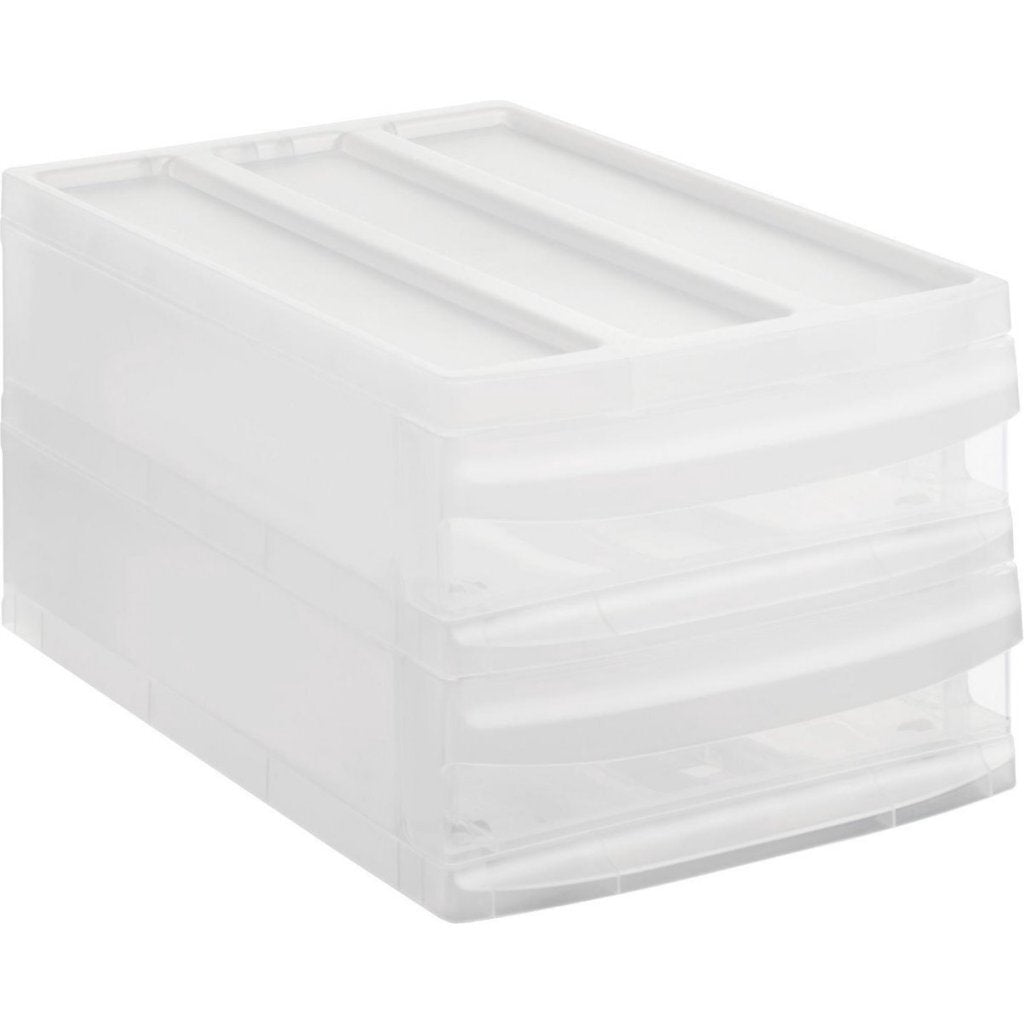 Rotho Systemix Design Ladekast Met 2 Lades 39.5X25.5X20.3 Cm Wit