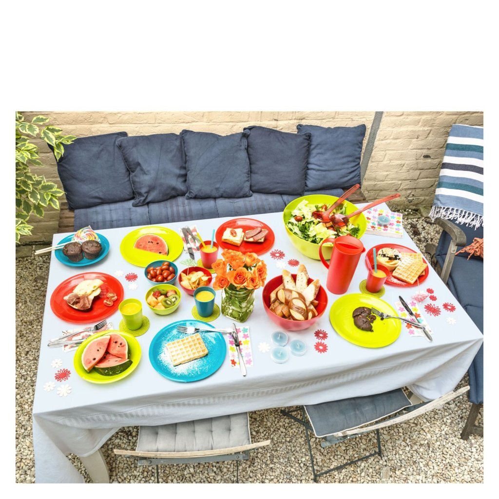 Rotho Caruba Diep Bord 21 Cm Limoengroen