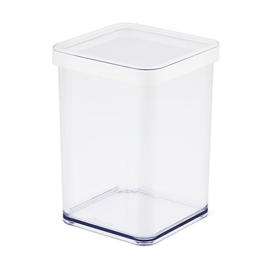 Rotho Loft Bewaardoos 10X10X14.2 Cm 1L Wit/Transparant