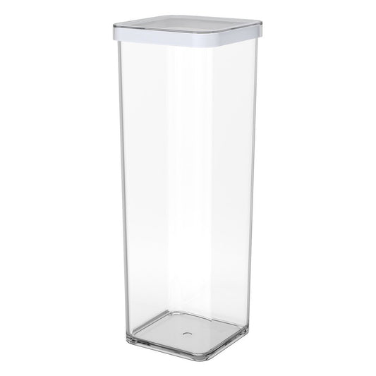 Rotho Loft Bewaardoos 10X10X28.5 Cm 2L Wit/Transparant