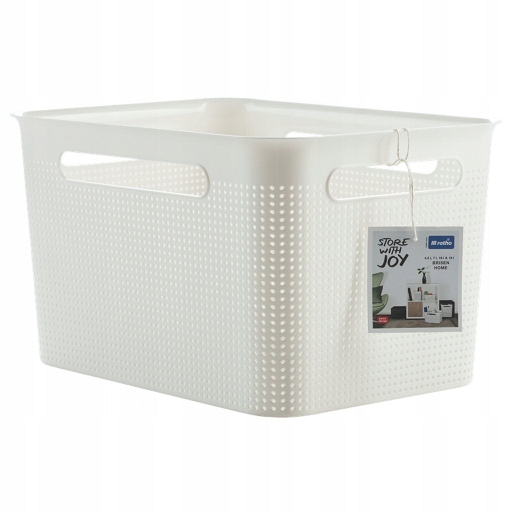 Rotho Brisen Opbergmand 36X26,2X21,1 Cm 16L Wit