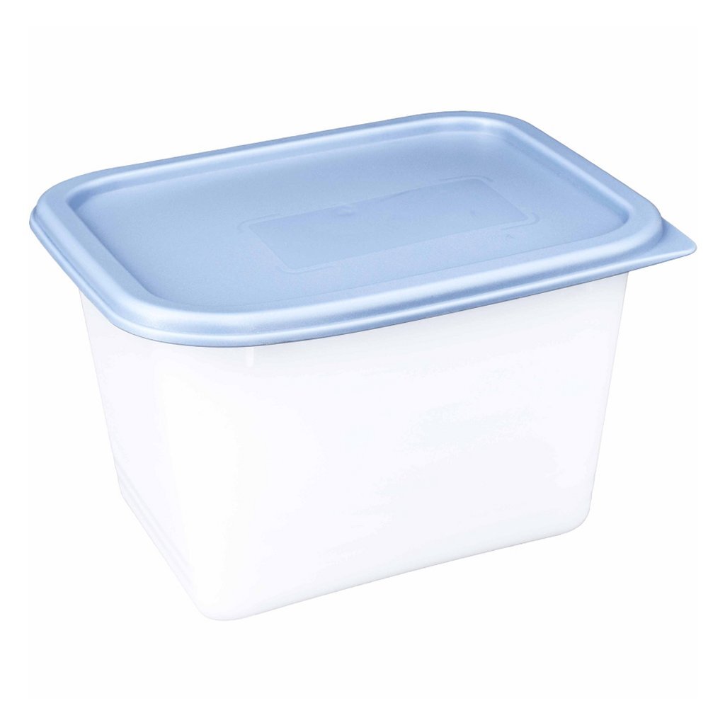 Rotho Domino Diepvriesdozen Etiket Decor 4X1L Horizon Blauw/Wit