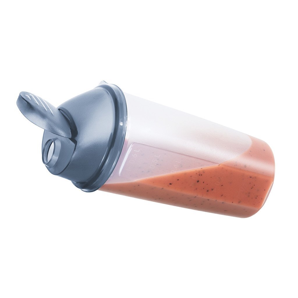 Rotho Rondo Shaker 0.6L Horizon Blauw/Transparant