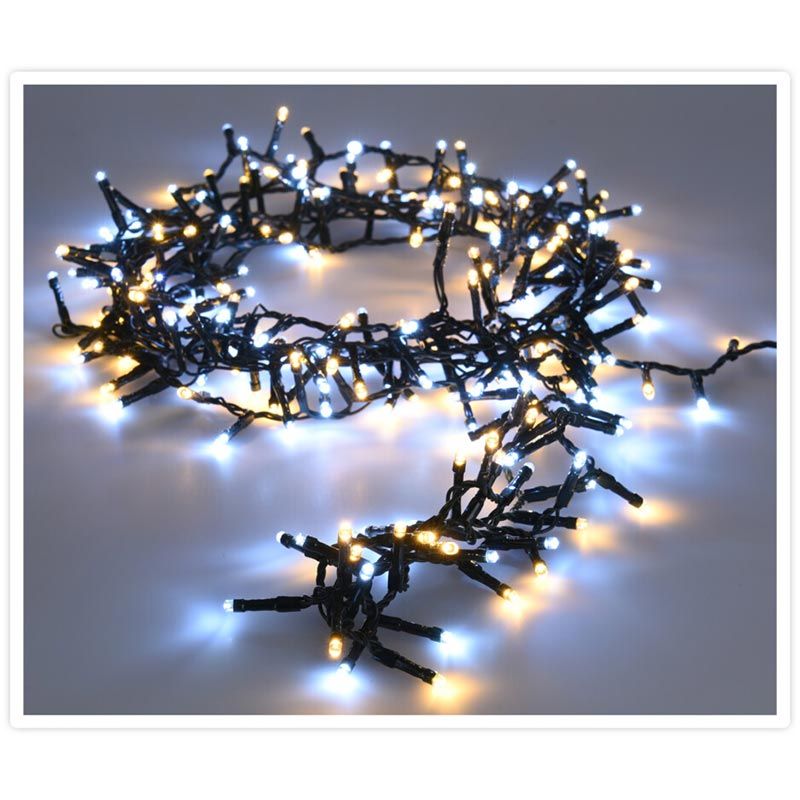 Micro Cluster 200 Led - 4M - Two Tone Adorable - Batterij - Lichtfuncties - Geheugen - Timer