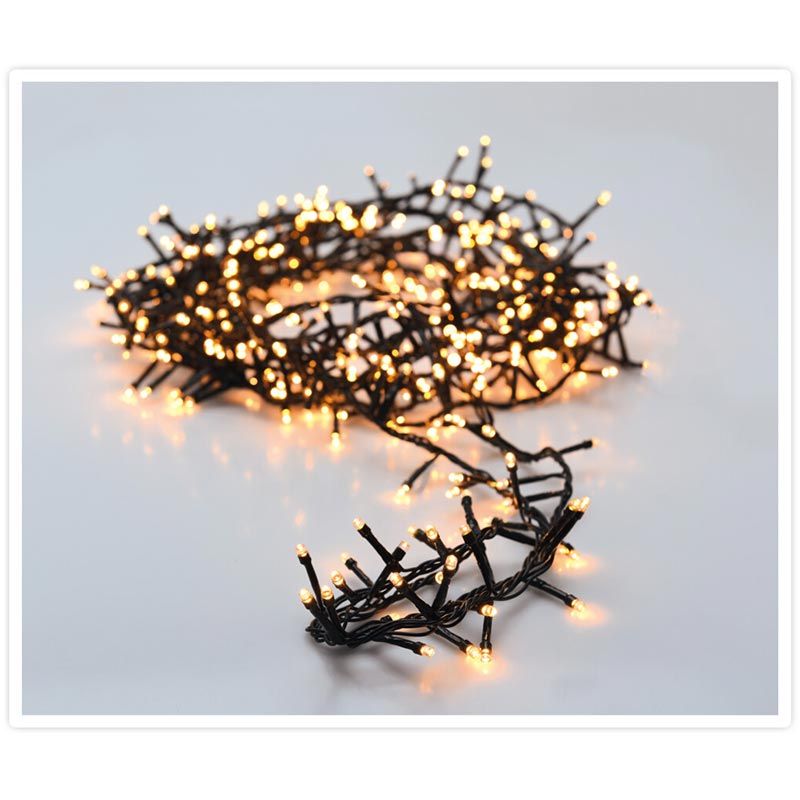 Micro Cluster 200 Led - 4M - Two Tone Romantic - Batterij - Lichtfuncties - Geheugen - Timer