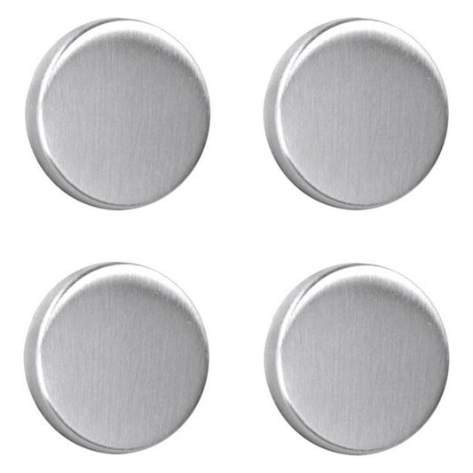 Metaltex Magneten Rond 4 Stuks Rvs