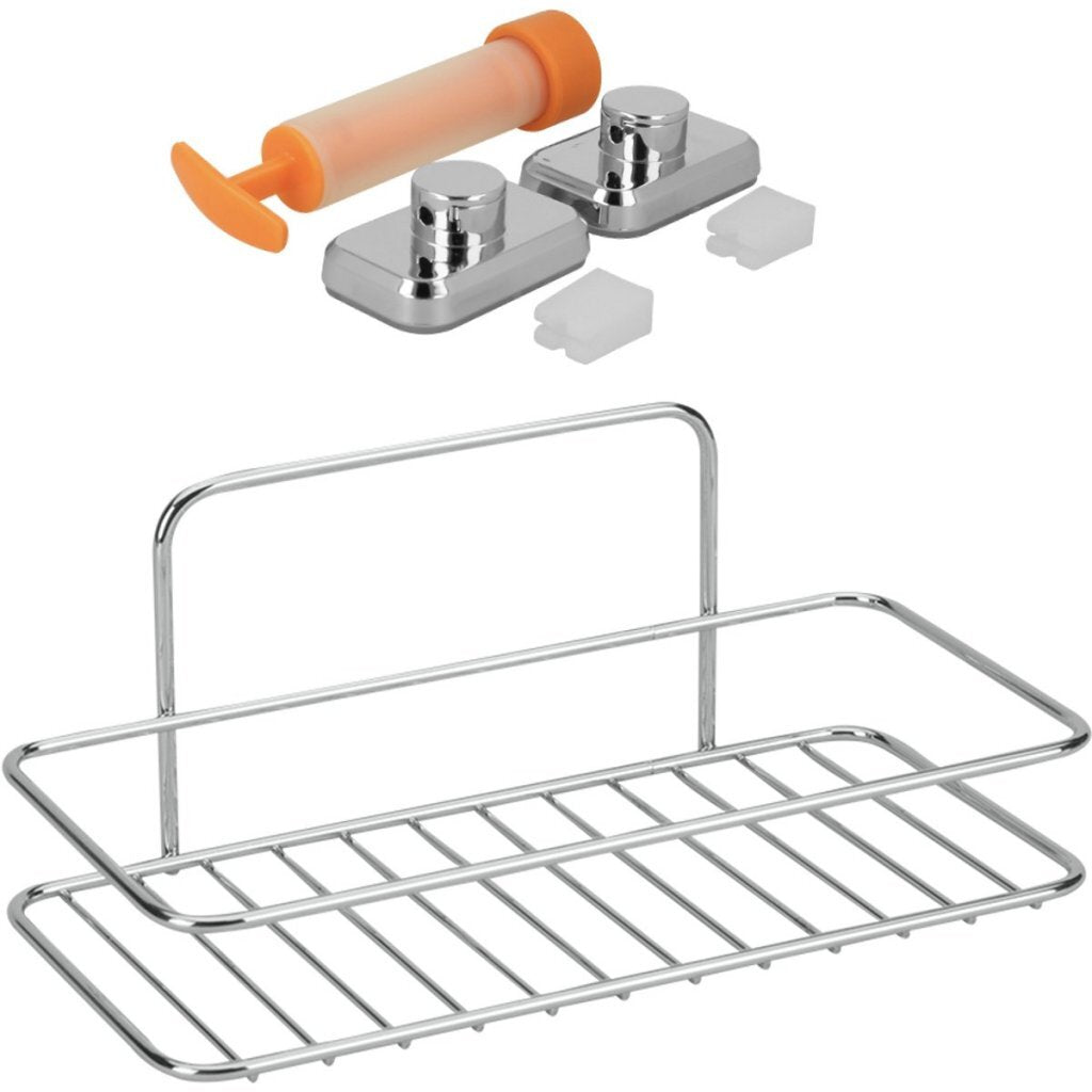 Metaltex Badkamerrek Vacu&Uuml;M Fixatie 26X13X11 Cm Chromelook