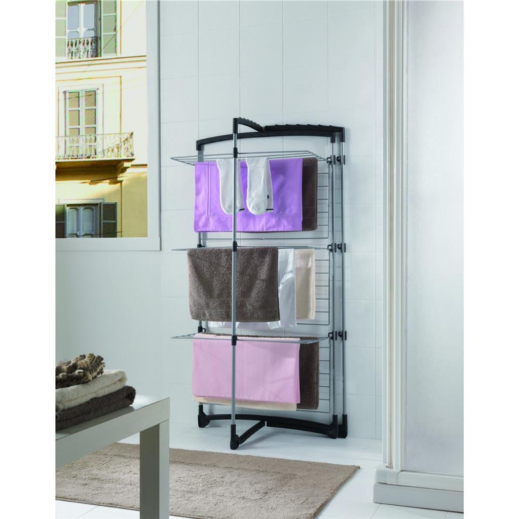 Tomado-Metaltex Tomado Metaltex Droogtoren Fortino 3 25M 69X64X134 Cm Zilver