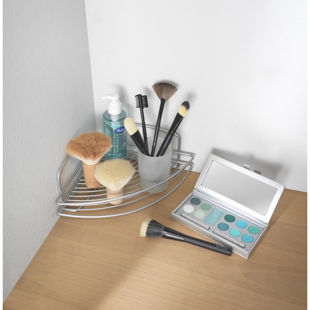 Metaltex Onda Badkamerrek 22X22X11 Cm Zilver