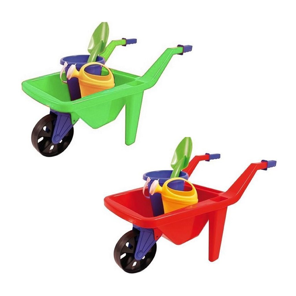 Basic Kruiwagen Speelset 4-Delig Assorti