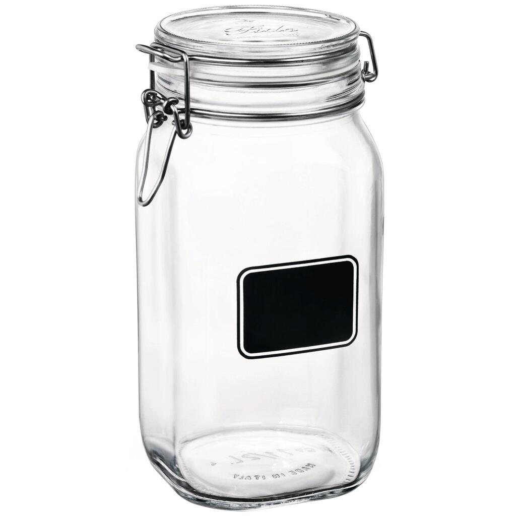 Overige Merken Bormioli Rocco Weckpot 1.5L Glas/Transparant