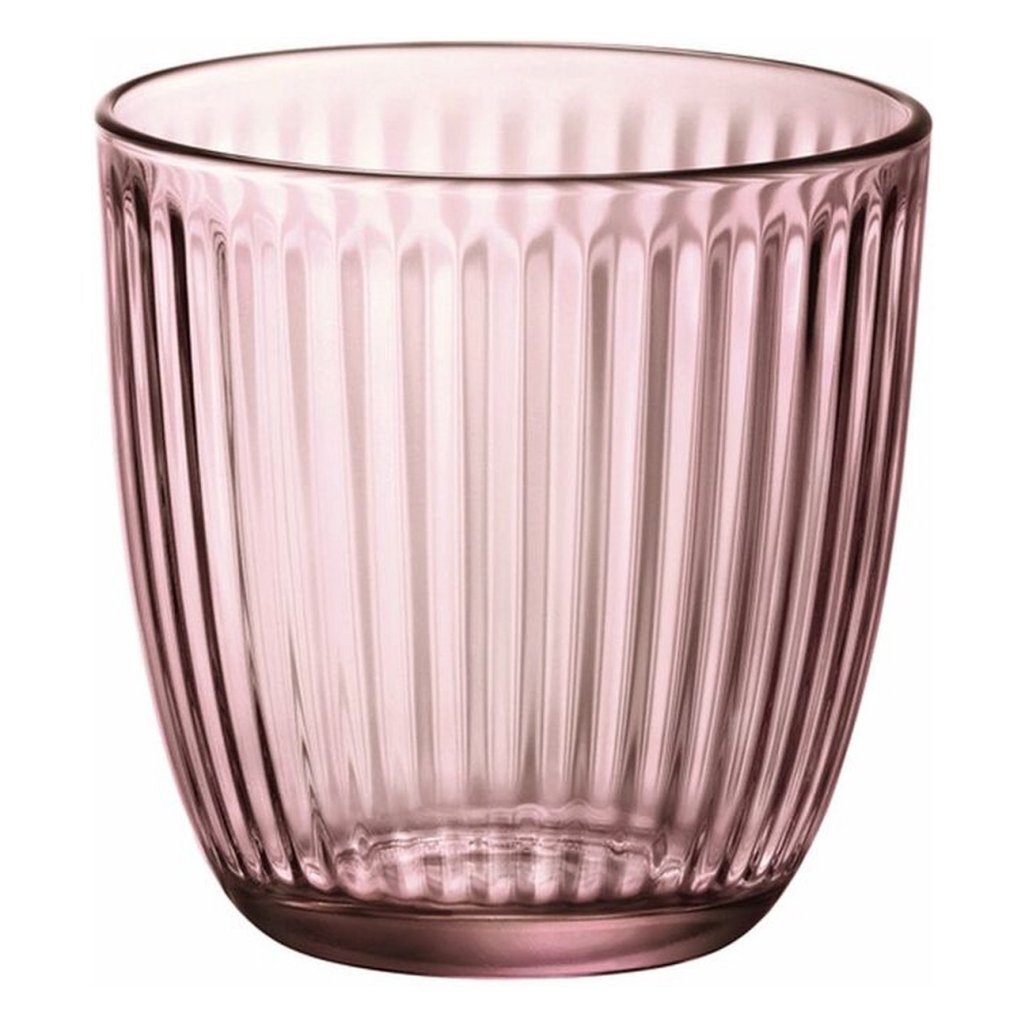 Overige Merken Bormioli Rocco Waterglazen 290 Ml 6 Stuks Roze/Transparant/Glas