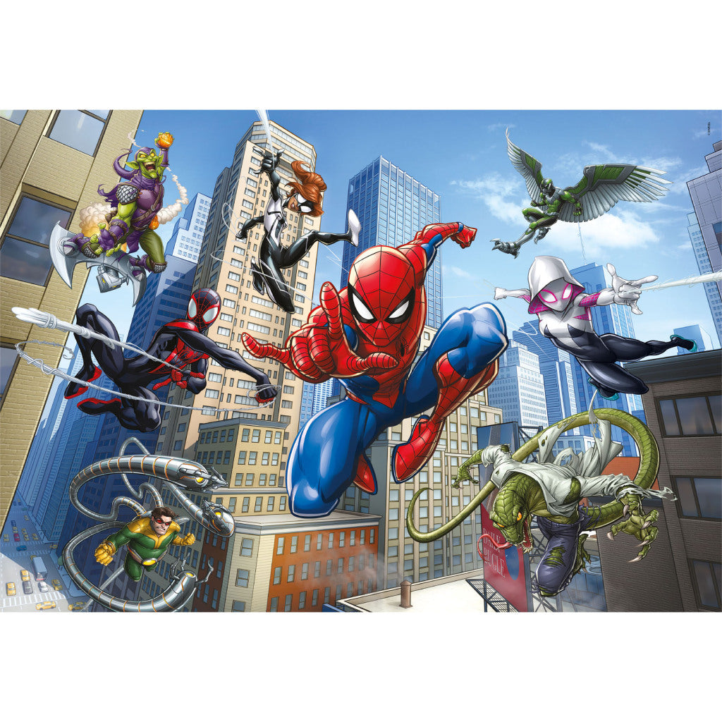 Clementoni Super Color Puzzel Spiderman 104 Stukjes