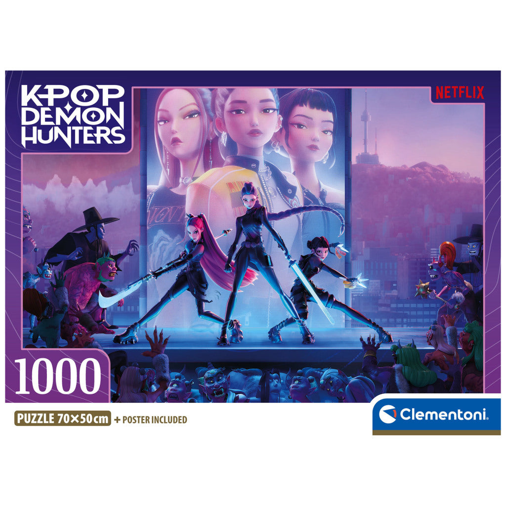 Clementoni Puzzel K-Pop Demon Hunters 1000 Stukjes