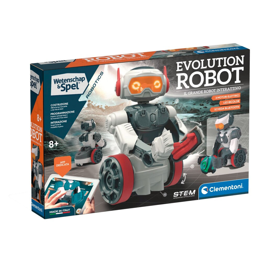 Clementoni Wetenschap Evolution Robot + Licht En Geluid