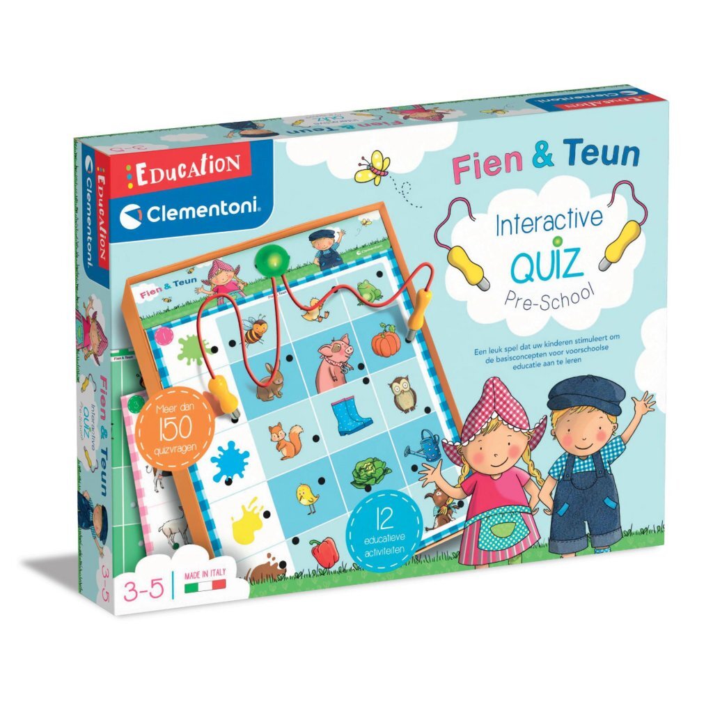 Clementoni Fien En Teun Interactieve Junior Quiz + Licht